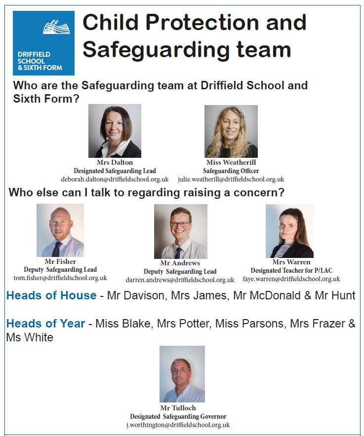 Safeguarding and Child Protection Driffield School